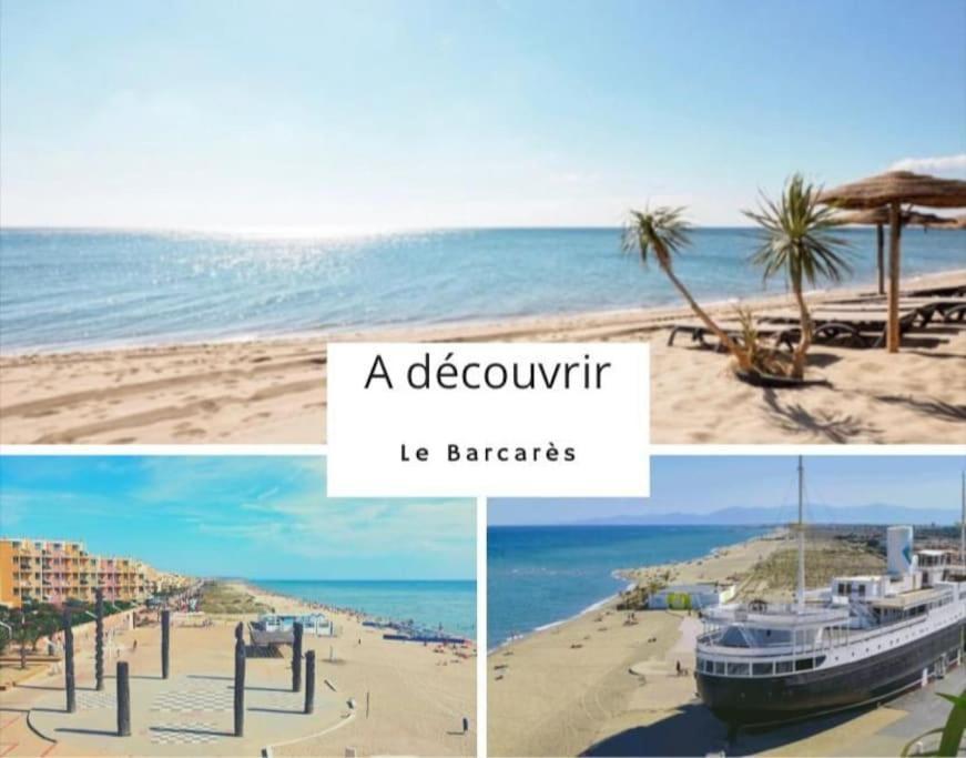 Superbe Studio Renove Avec Piscine Et Vue Marina Le Barcares Exterior photo